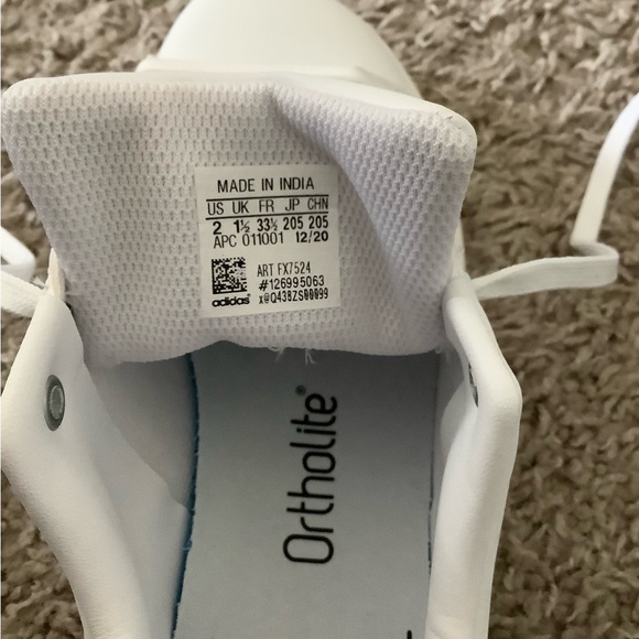 🔥🔥HOST PIC🔥🔥 Adidas White and Green Sneakers Low-Top Casual FX7524 - Picture 7 of 14